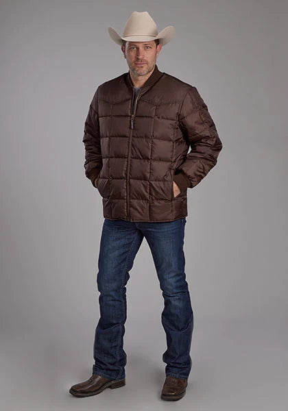 Roper 1473 Poly Filled (Dark Brown) - Men's Jacket