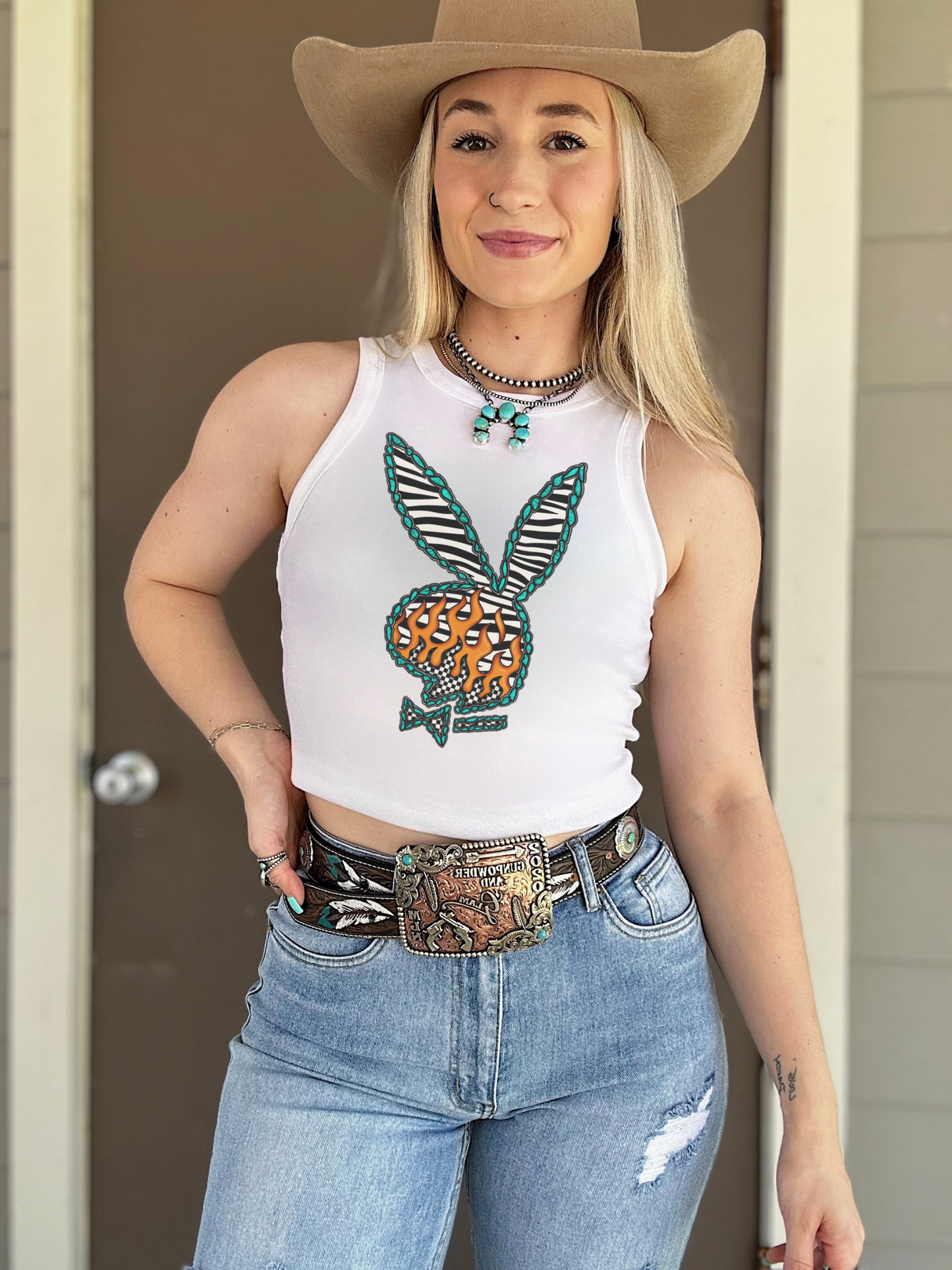 The Bunny Cropped Tank