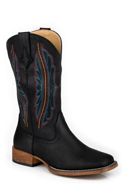 Roper Loretta (Black) - Women's Cowgirl Boot