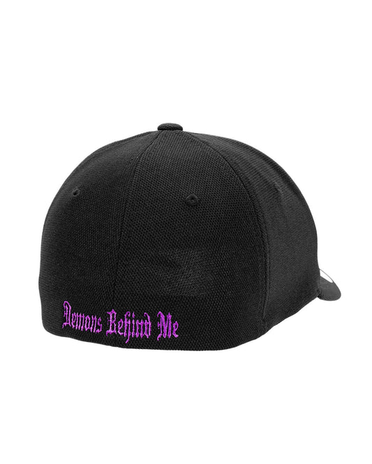 Black "Never Fade" Purple Awareness Ribbon Cap