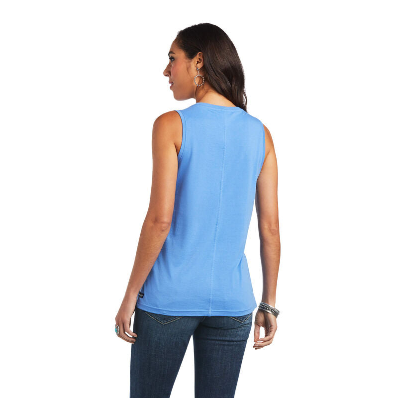 Ariat Element Tank-Reykjavik Blue