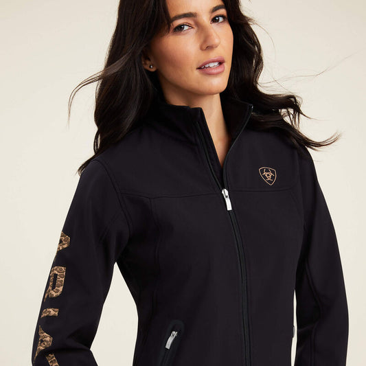 New Team Softshell Jacket-BLACK/LEOPARD