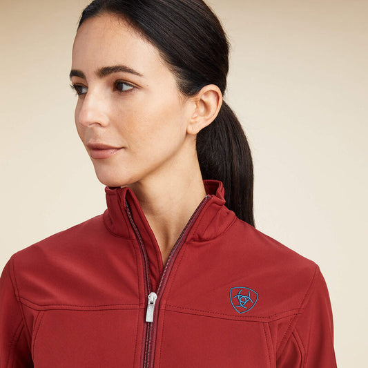 New Team Softshell Jacket- ROUGE RED/CELESTIAL SERAPE