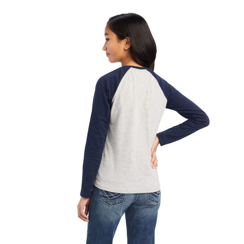 REAL Farm Shirt-HEATHER GREY/NAVY ECLIPSE