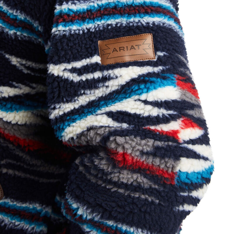 Fleece Chimayo Jacket- NEW MEXICO NAVY