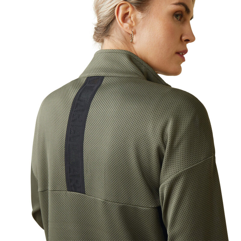 Breathe 1/2 Zip Sweatshirt-Beetle