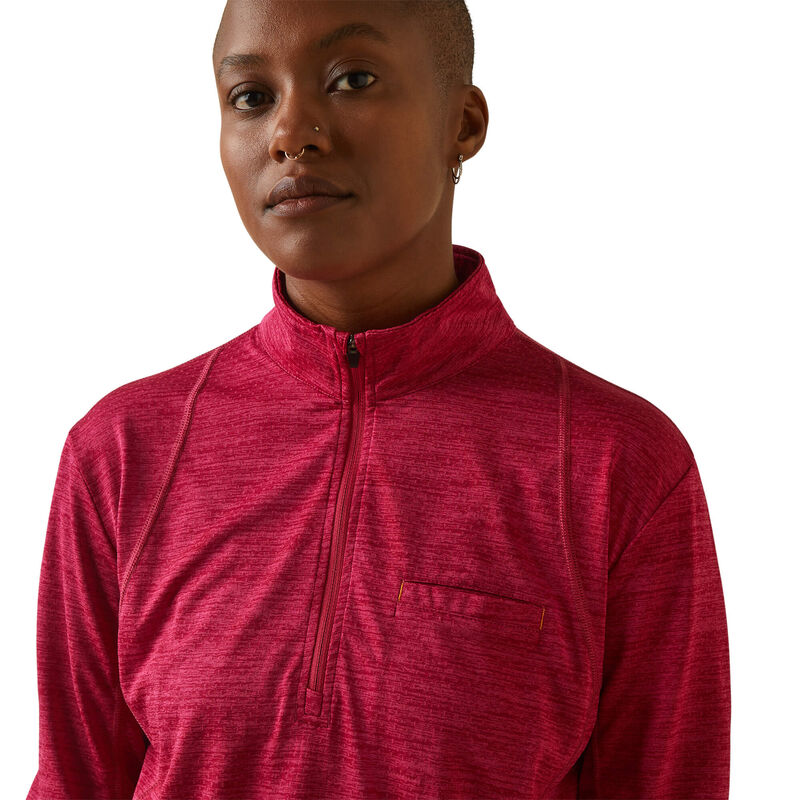Rebar Evolve 1/2 Zip Top-CHERRIES JUBILEE