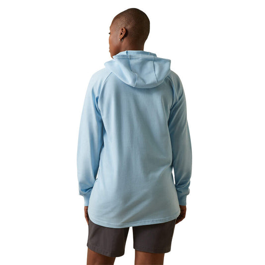 Rebar CottonStrong Hooded T-Shirt-CLEAR SKY