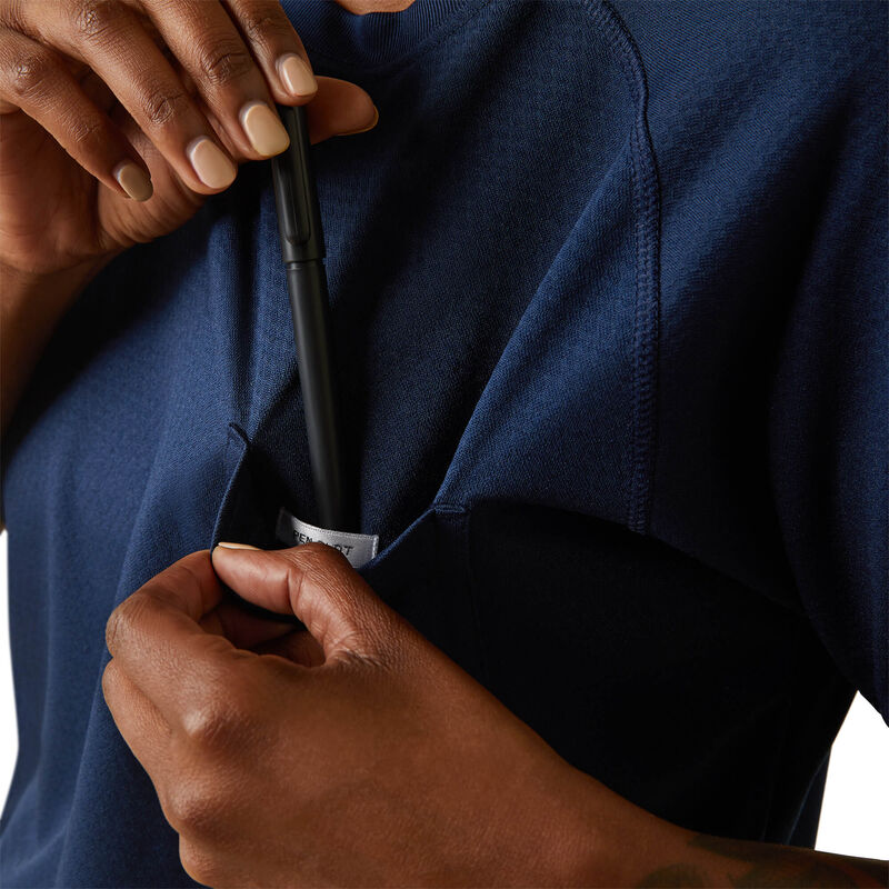 Rebar Heat Fighter T-Shirt-NAVY/ DUSK