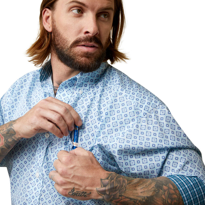 Wrinkle Free Wayne Classic Fit Shirt-AQUAVILLE