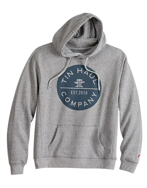 Tin Haul Company Logo (Grey) - Men's Hoodie Sweatshirt