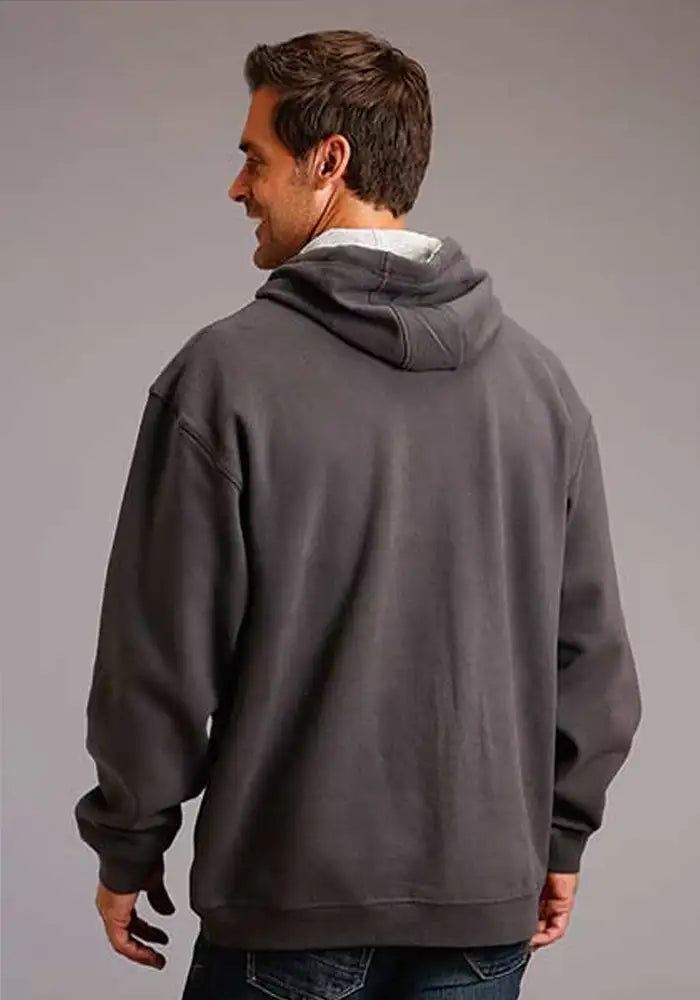 Stetson Tribal Spirit (Grey) - Men's Hoodie Sweatshirt