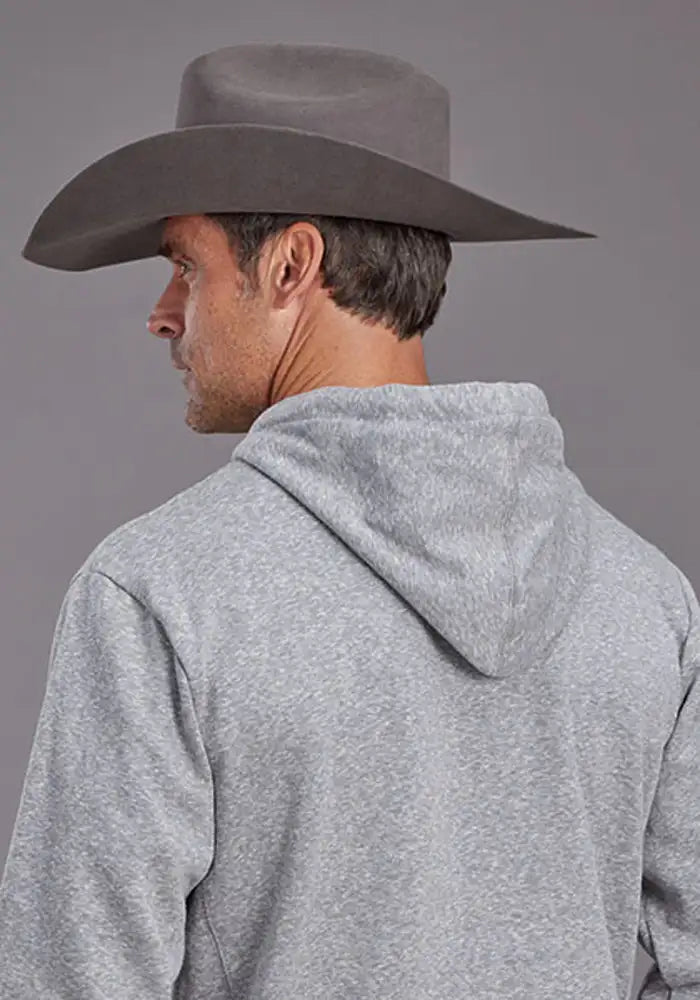 Stetson Collegiate Style (Grey) - Men's Hoodie Sweatshirt