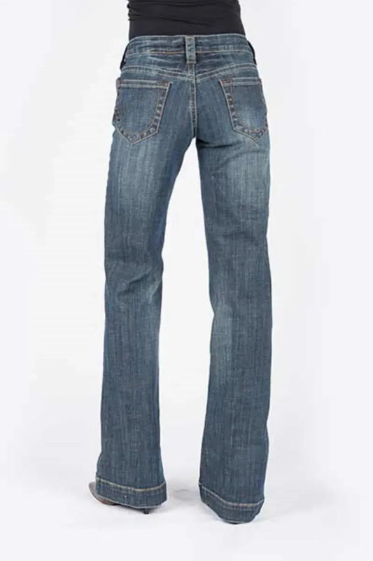Stetson 214 City Trouser Jeans (Medium Wash) - Women's Jeans (Closeout)