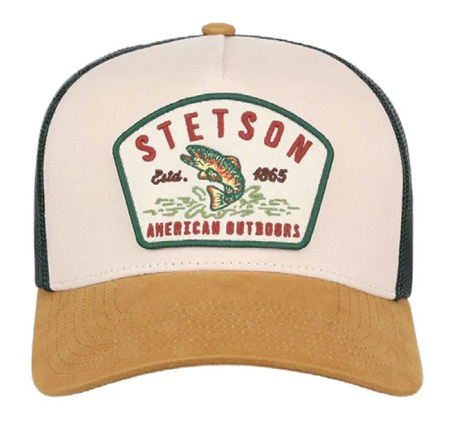 Stetson Western Outdoors (Cream/Green) - Trucker Cap