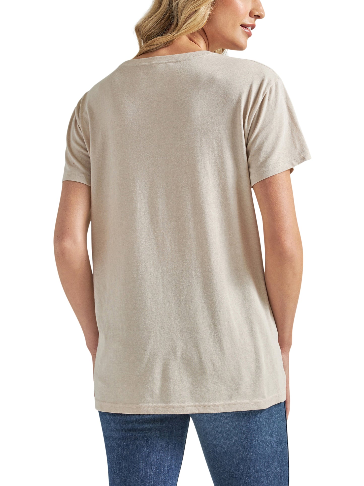 Wrangler Retro Tee- Silver lining