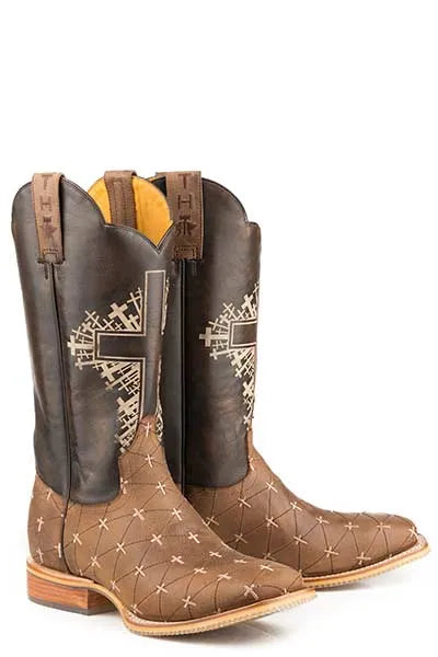 Tin Haul The Gospel - Men's Leather Cowboy Boot