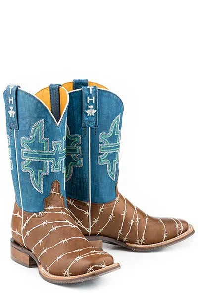 Tin Haul Hands Off - Women's Leather Cowgirl Boot