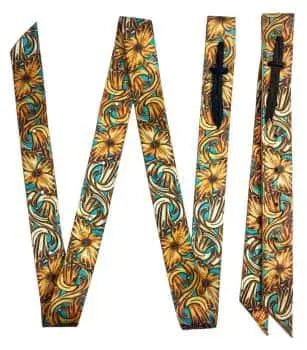 Premium Filigree Floral Nylon Tie Strap and Off Billet Set