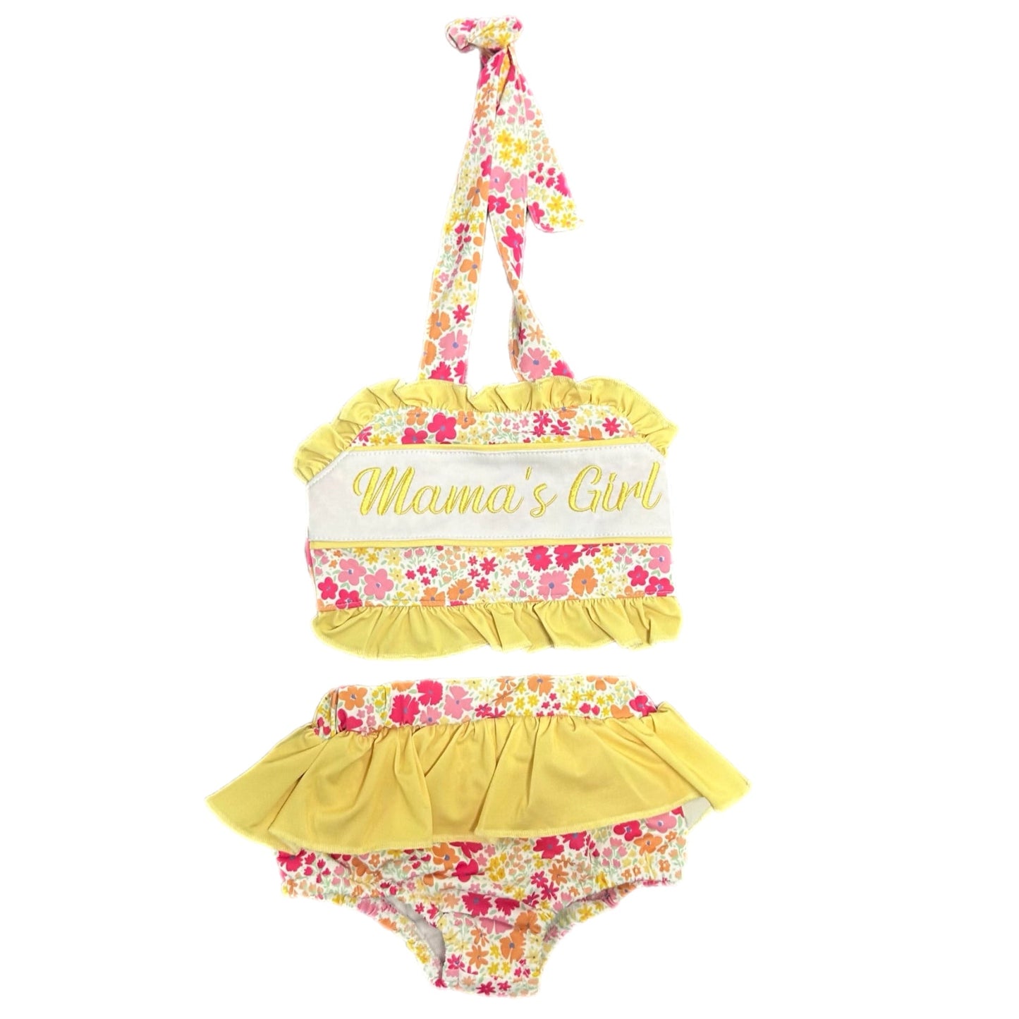 Mamas girl floral two piece Swimsuit