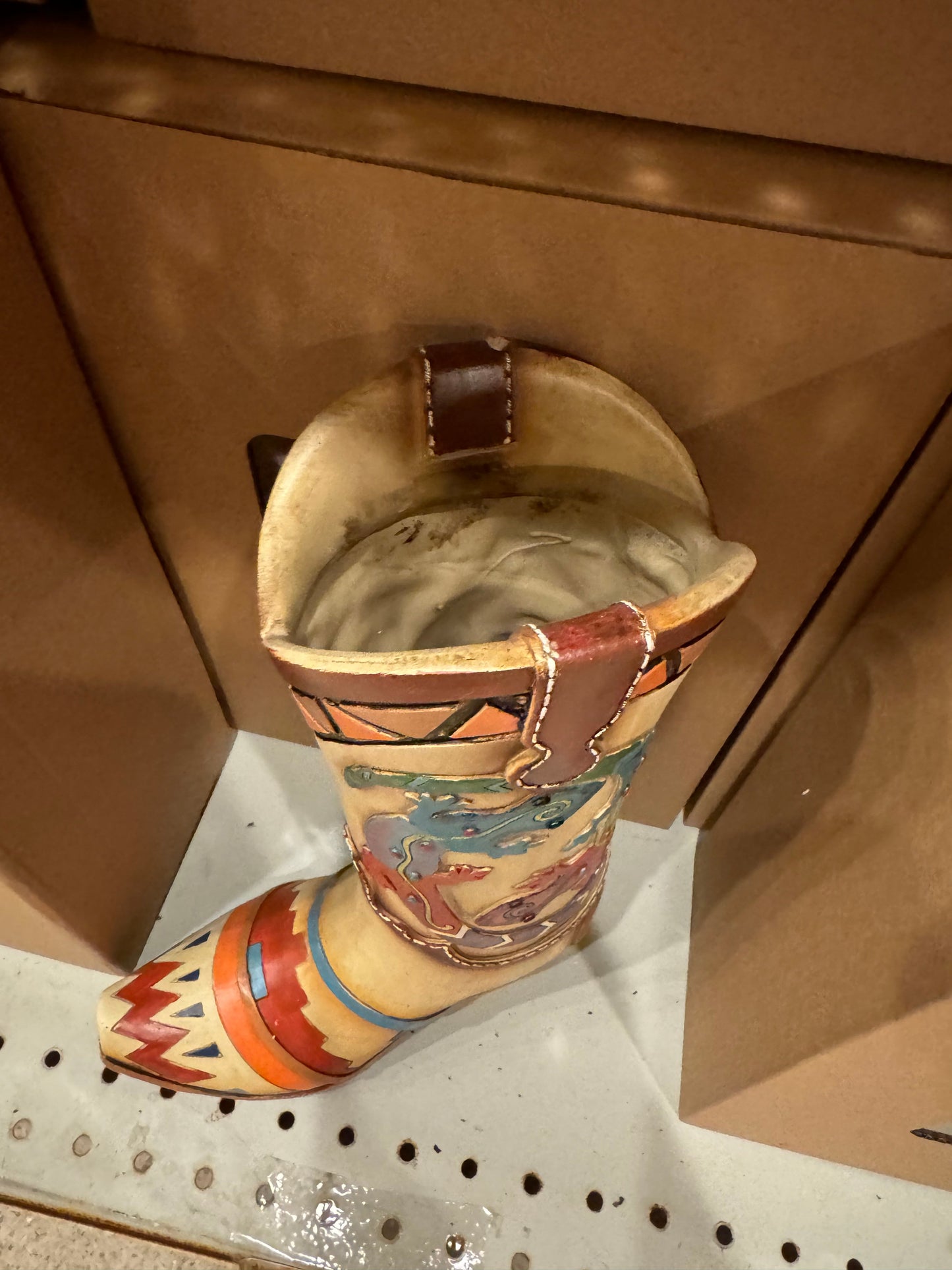 Lizard Gecko Boot Vase