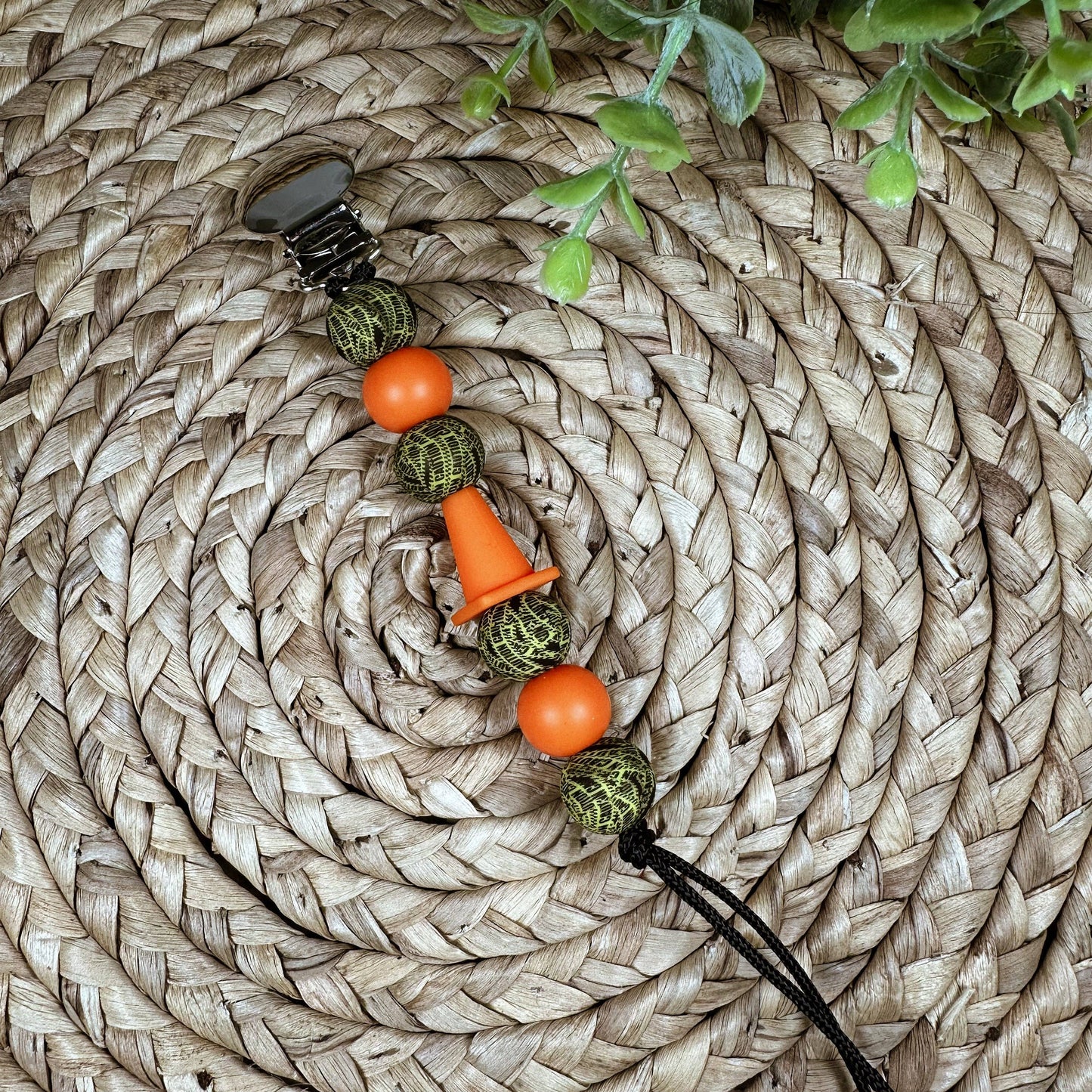 Construction Pacifier Clip