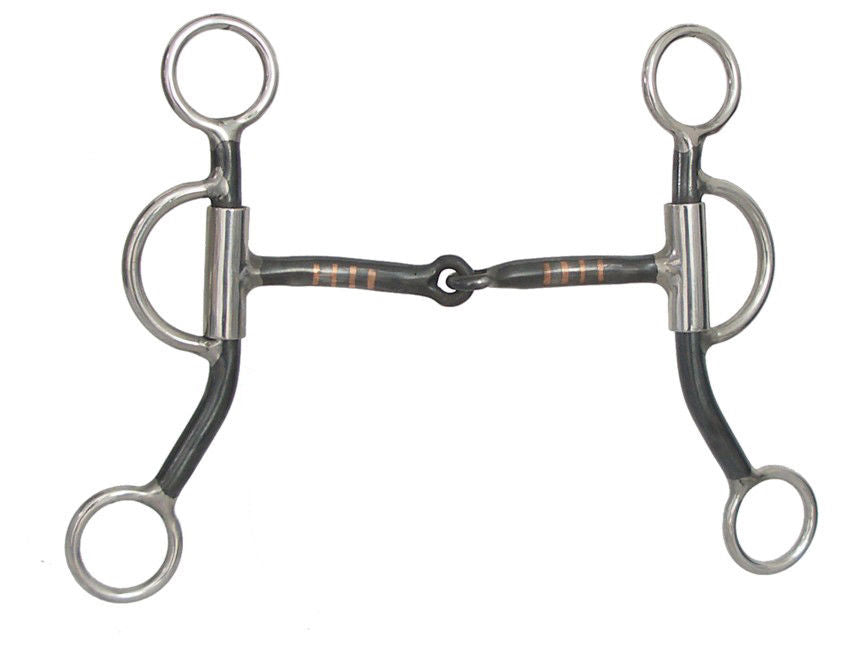 AJ Tack Double Rein Short Shank Bit