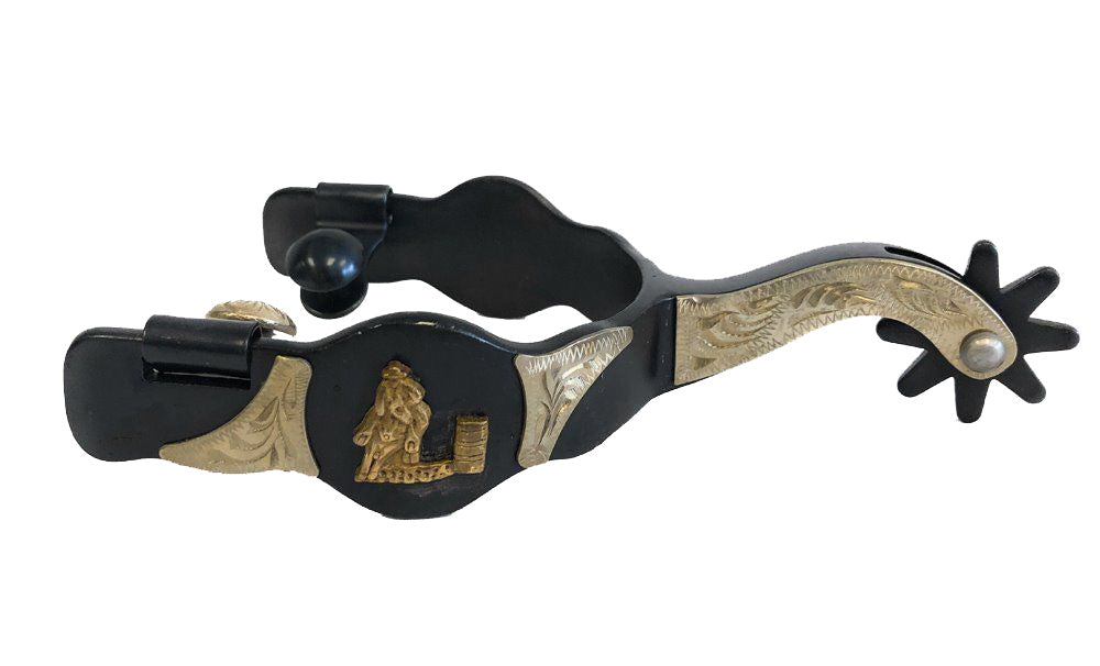 AJ Tack Men's Barrel Racer Spurs