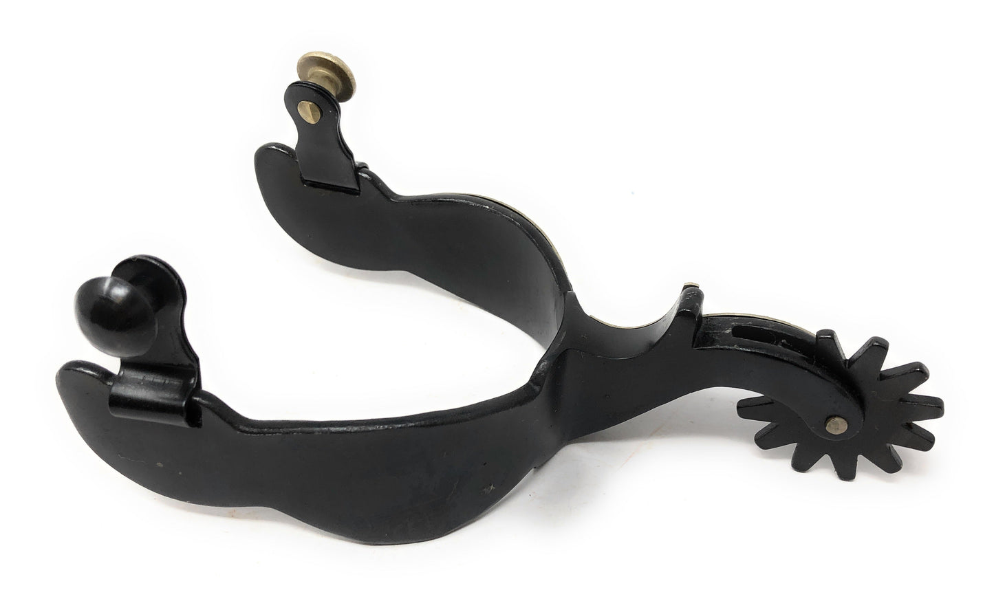 AJ Tack Men's Antique Brown Star and Floral Spurs