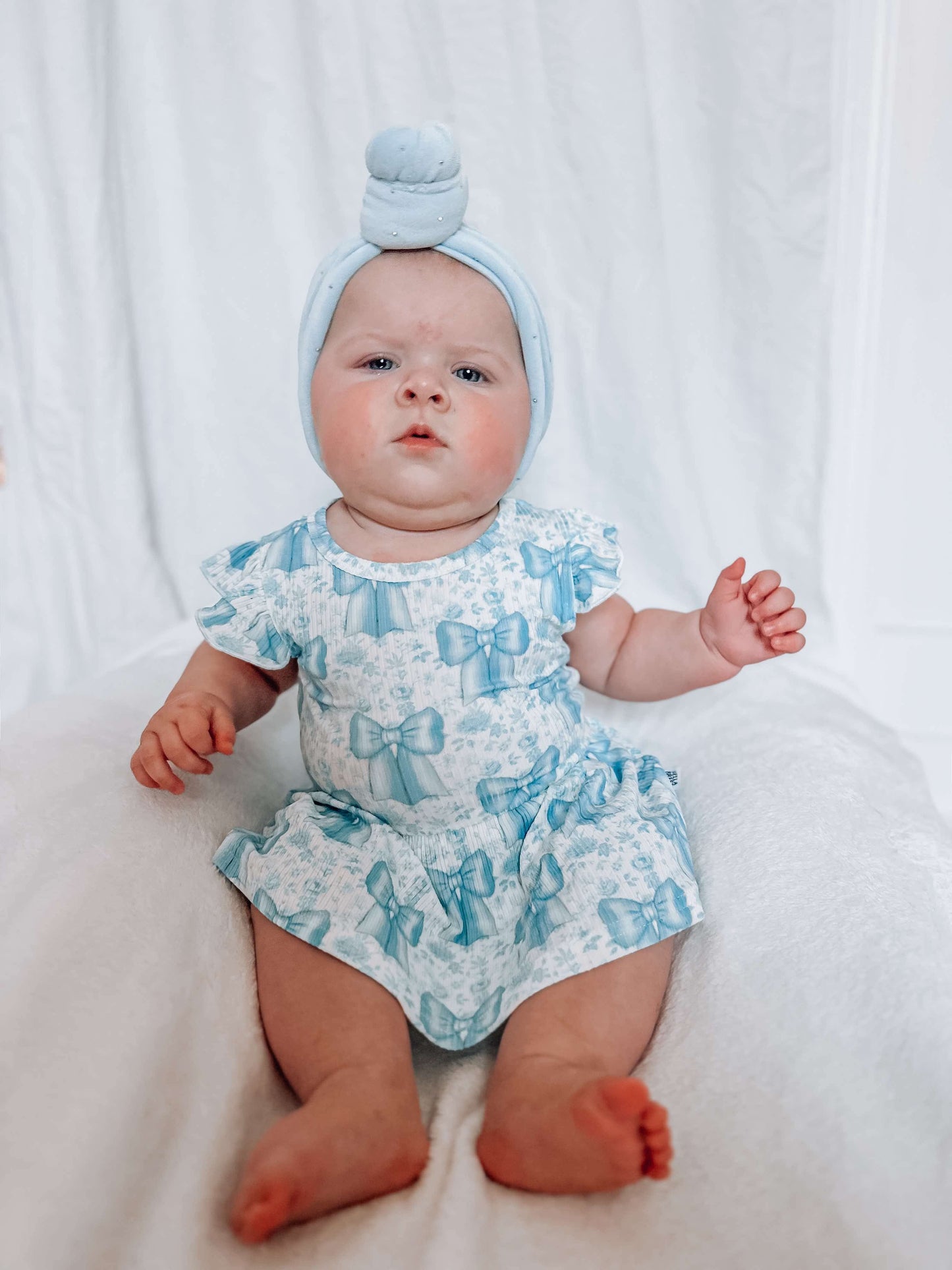 Blue Ribbon Dreams Bamboo Skirted Romper