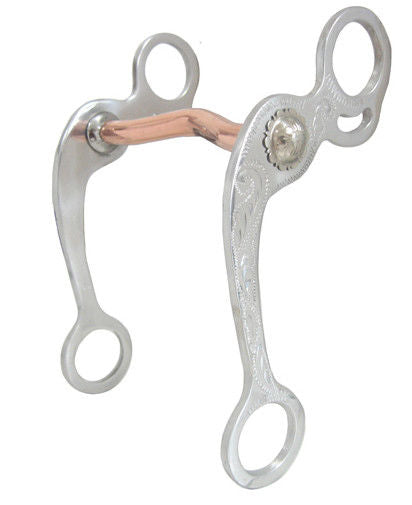 AJ Tack Copper Low Port Grazing Bit