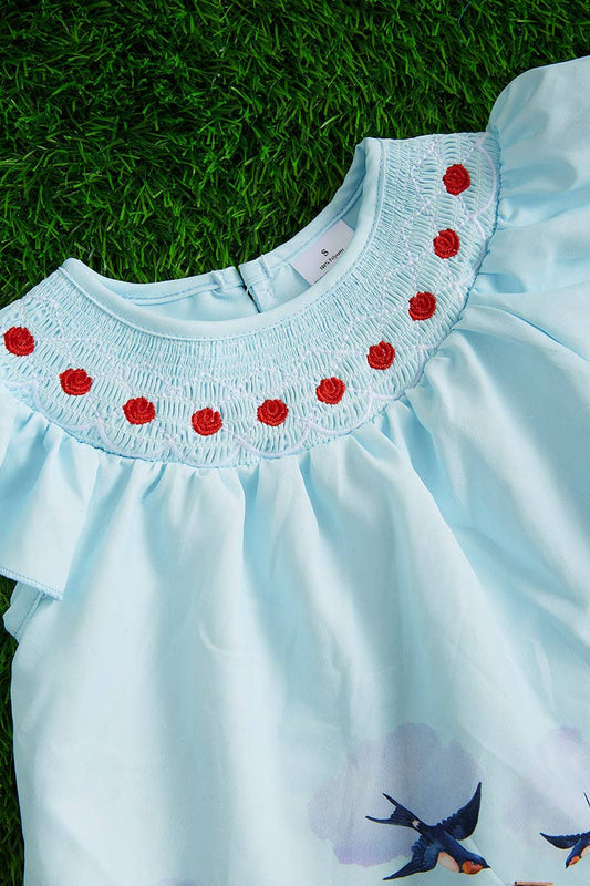 SMOCKED 2 PIECE SET.