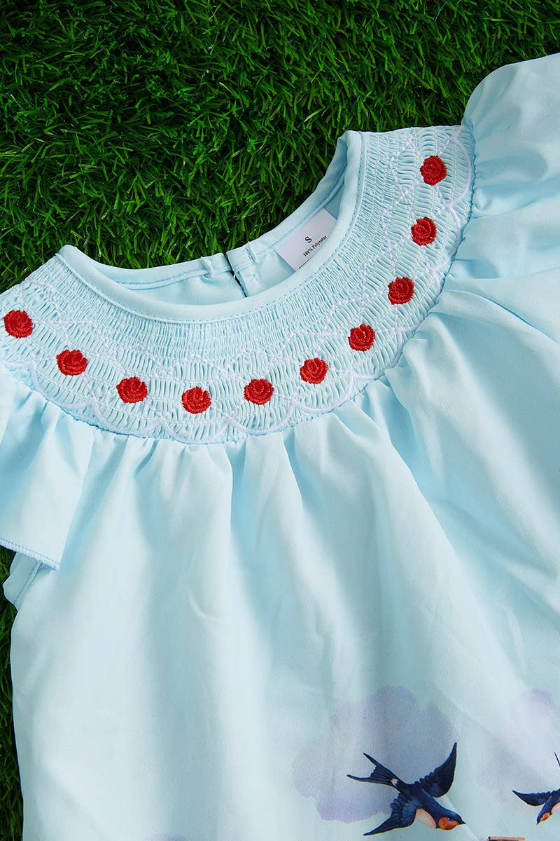 SMOCKED 2 PIECE SET.