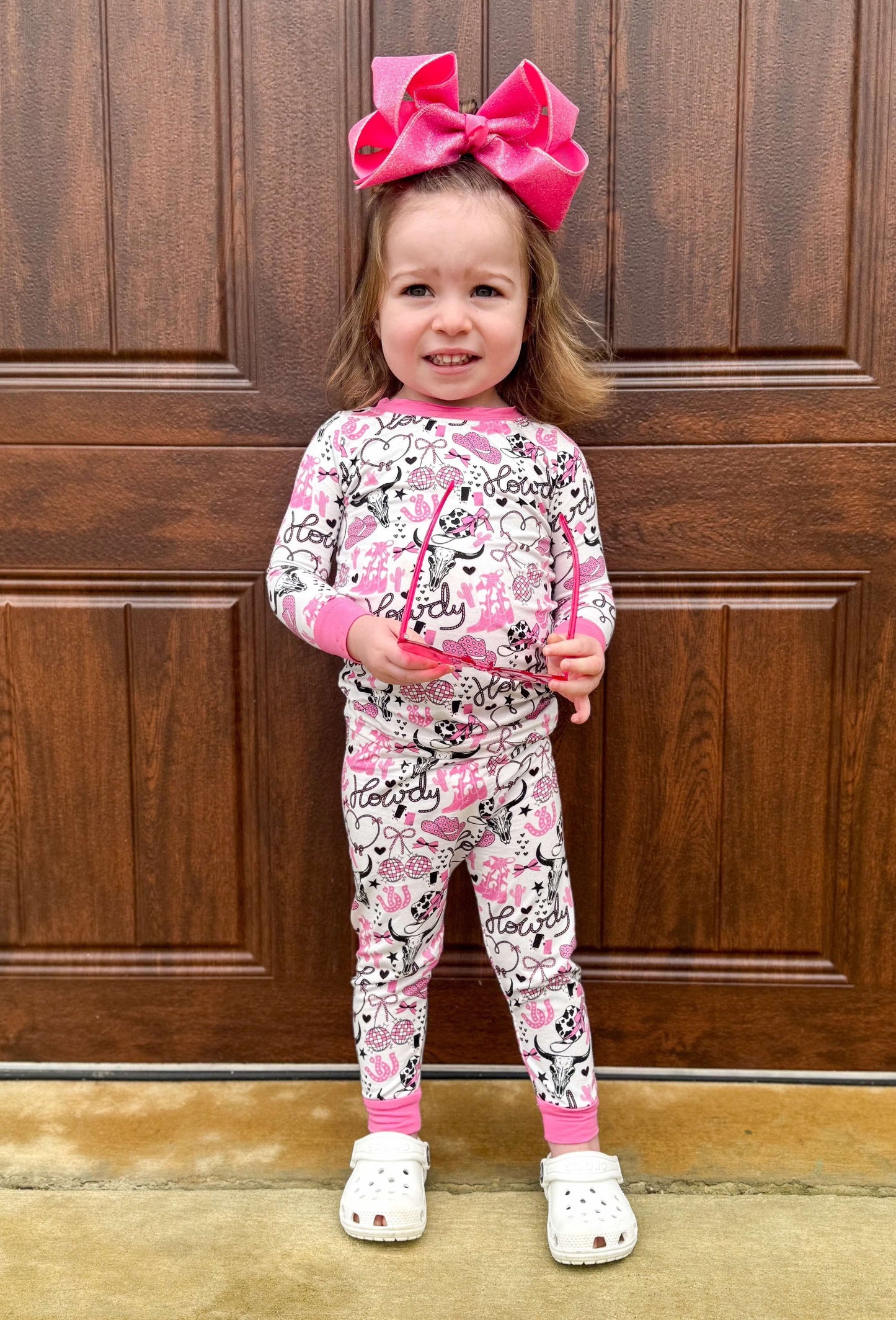 Pink Howdy Bamboo Set (FINAL SALE)