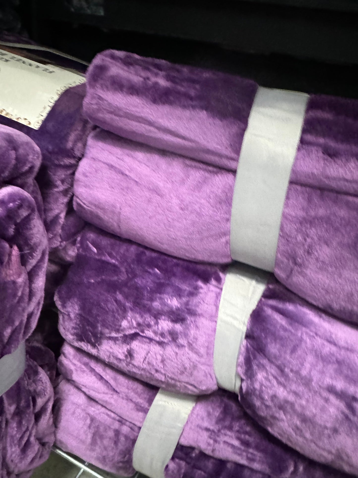 Solid Purple Super Plush Blanket - FULL/QUEEN