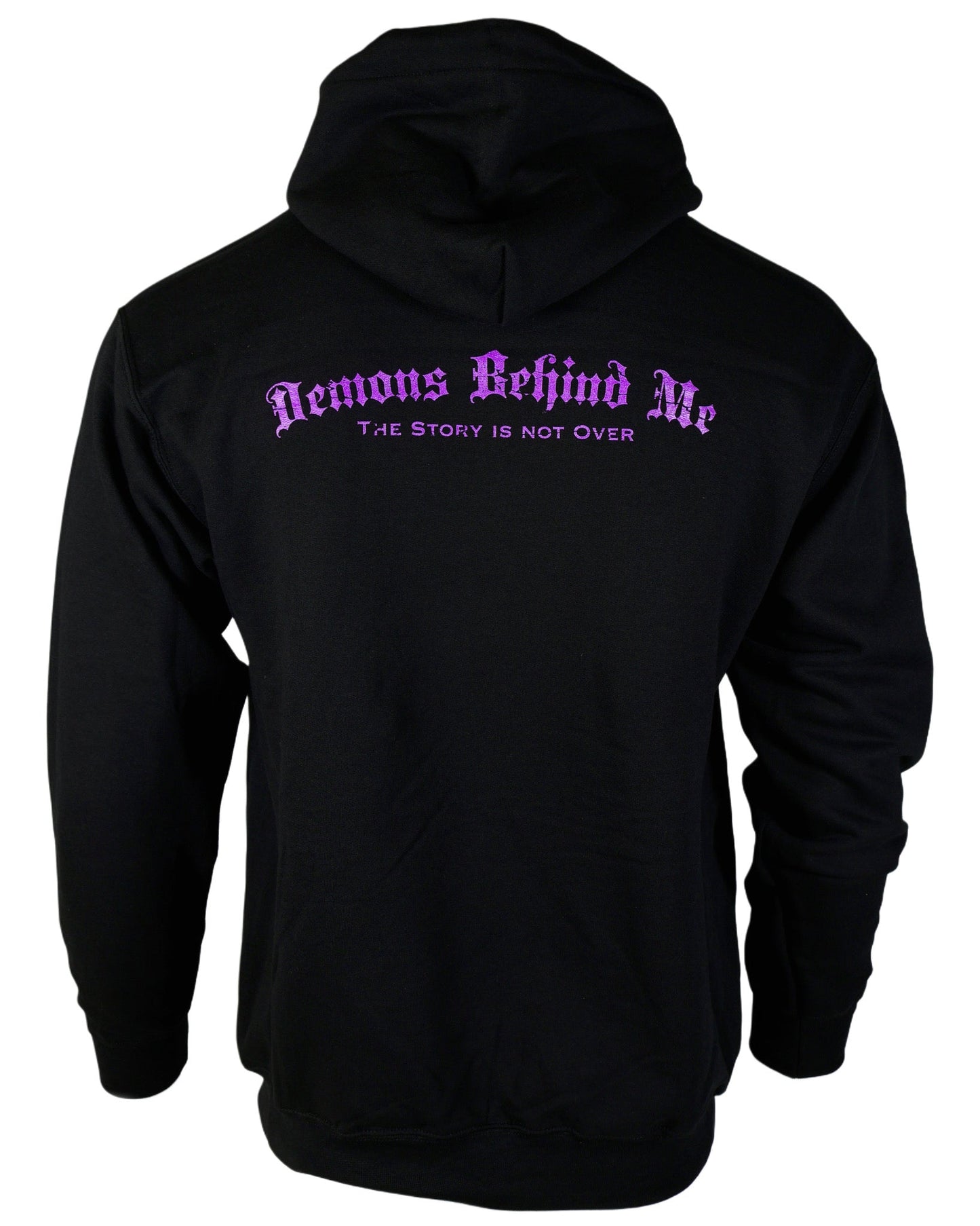 Semicolon Unisex Black & Purple Hoodie