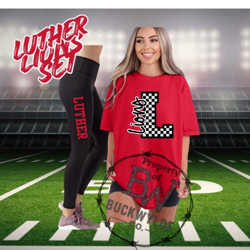 LUTHER RACING CHECKS 2PC. SET - Pant & Shirt