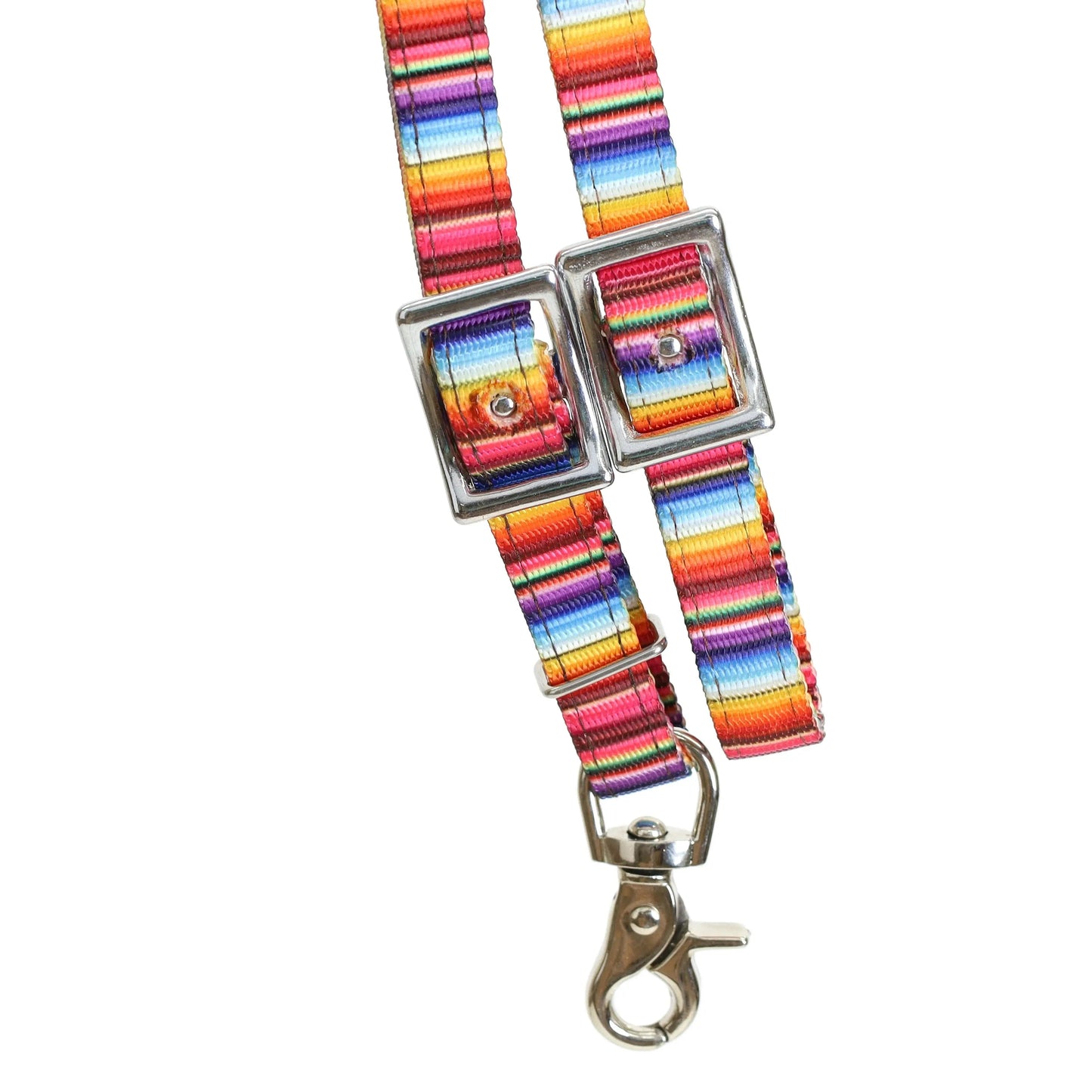 Serape Rolled Nylon Contest Reins
