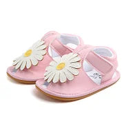 Baby/Toddler Girl Casual Style 3D Daisy Flower Velcro Closure Prewalker Shoes