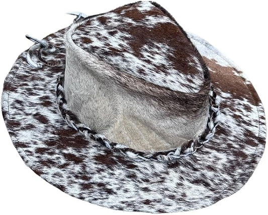 Cowhide Rancher Cowboy Hat - Speckled