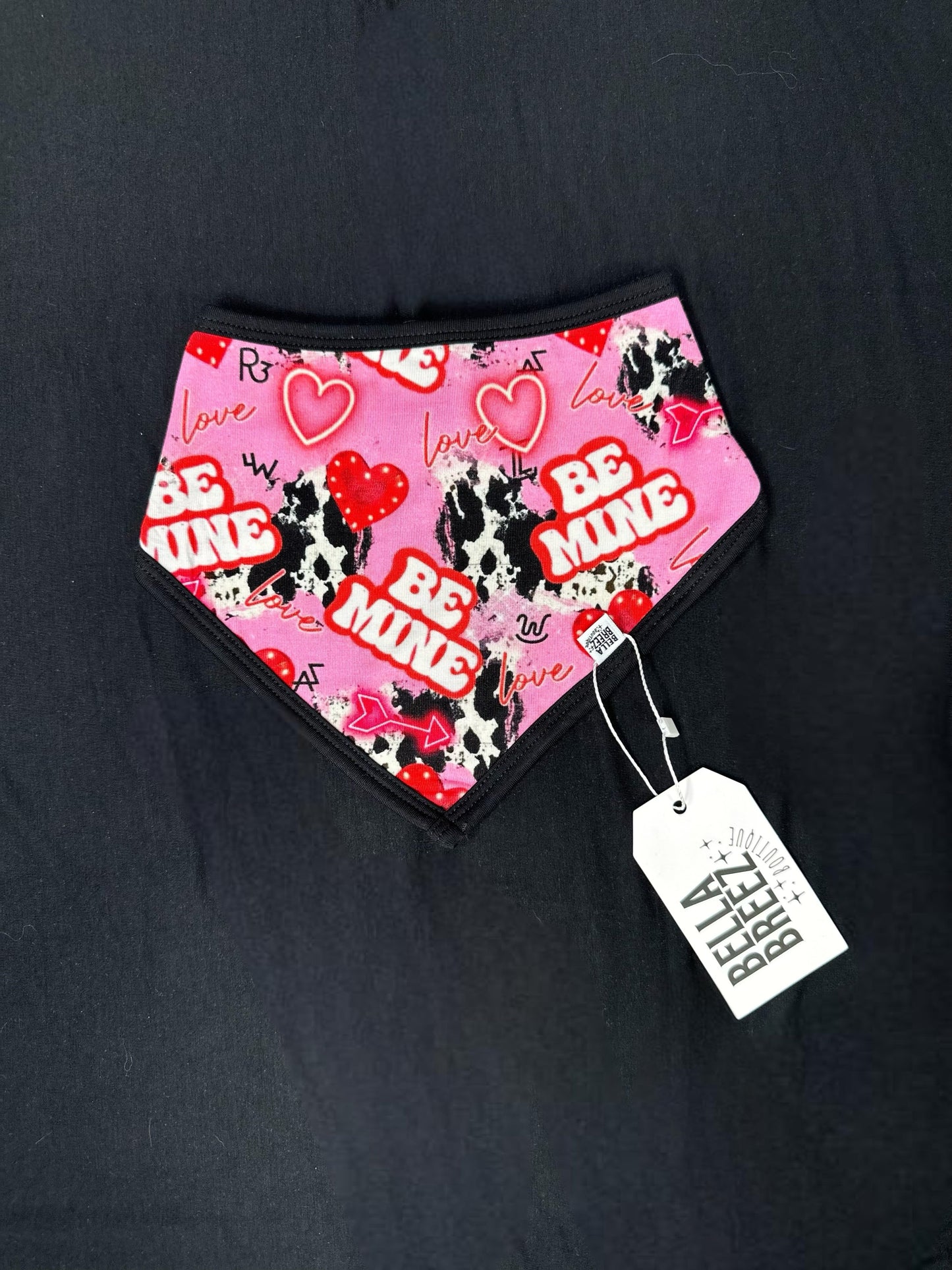 Western Be Mine Bamboo Bib (FINAL SALE)