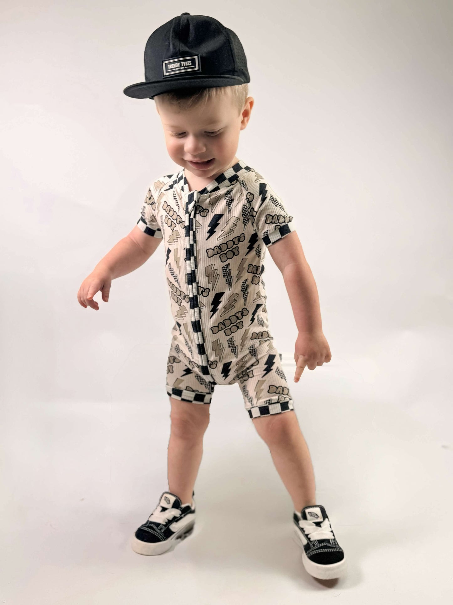 Daddy's Boy Bamboo Shortie Romper