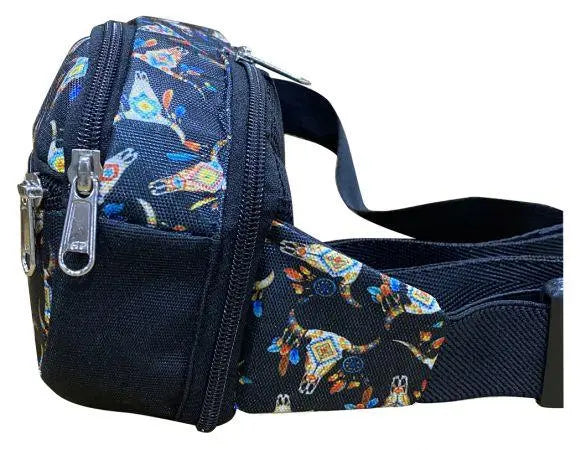 Hip Pack (Fanny Pack) Bag with Steer Skull design
