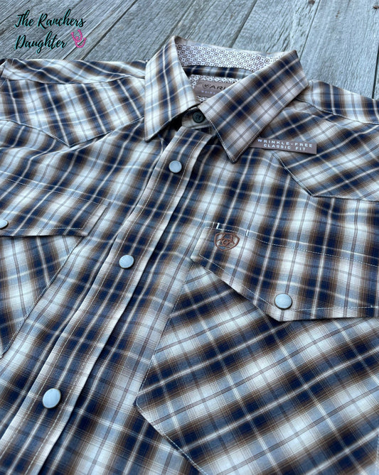 Ariat Men's Wrinkle Free Ethan Classic Fit Shirt