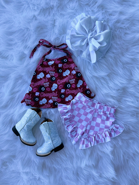 Cowgirl Rodeo Club Swing Top (FINAL SALE)