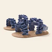 Baby/Toddler Girl Casual Open Toe Buckle Velcro Frill Prewalker Shoes