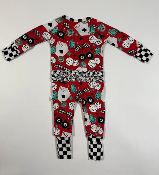 Cowgirl Luck Ruffled Bamboo Sleeper