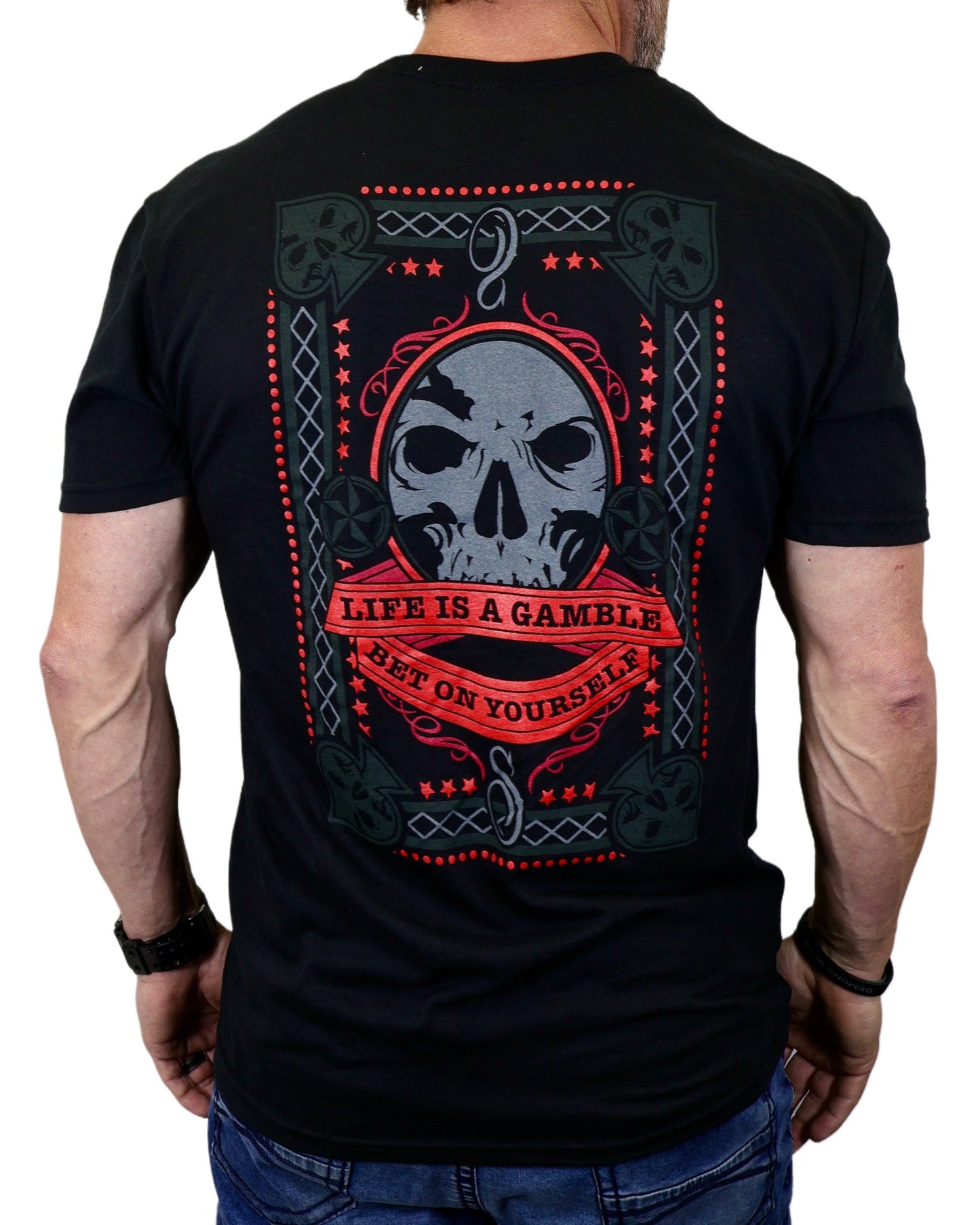 NEW! The "Gambler" Black Tee