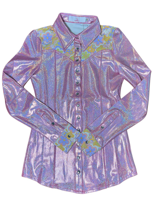 Girls Dolly Pearl Snap Rodeo Shirt