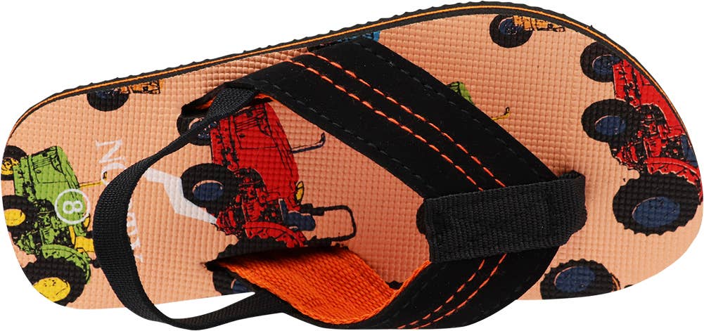 Norty Toddler Flip Flops for Kids Baby Boys Girls Elastic